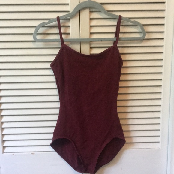 Capezio Tops - burgundy camisole leotard